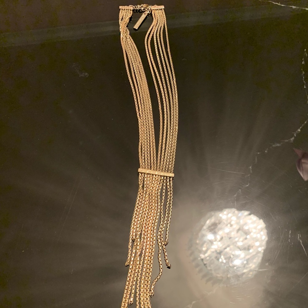 Gold BCBG long necklace